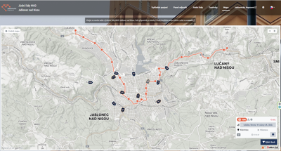 Jízdní řády MHD Jablonec nad Nisou