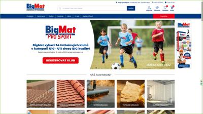 Web a e-shop se stavebními materiály BigMat.cz