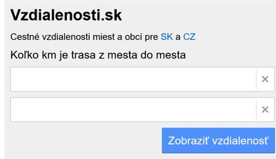 vzdialenosti.sk